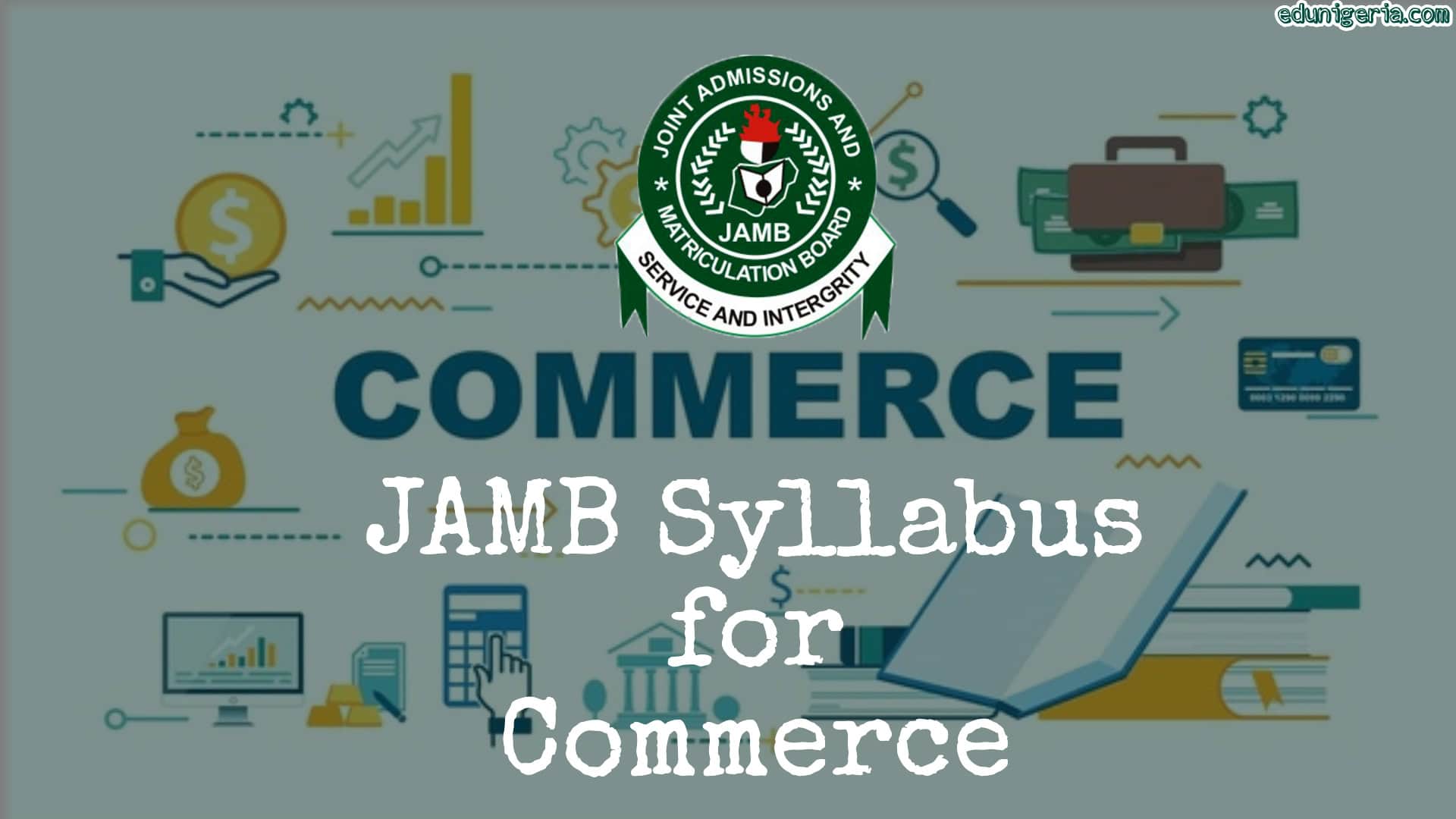 JAMB Syllabus for Commerce